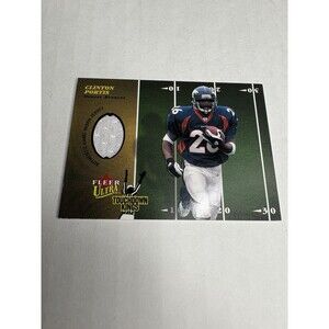 Clinton Portis 2003 Fleer Ultra Touchdown Kings #TK/CP2 Patch Denver Broncos